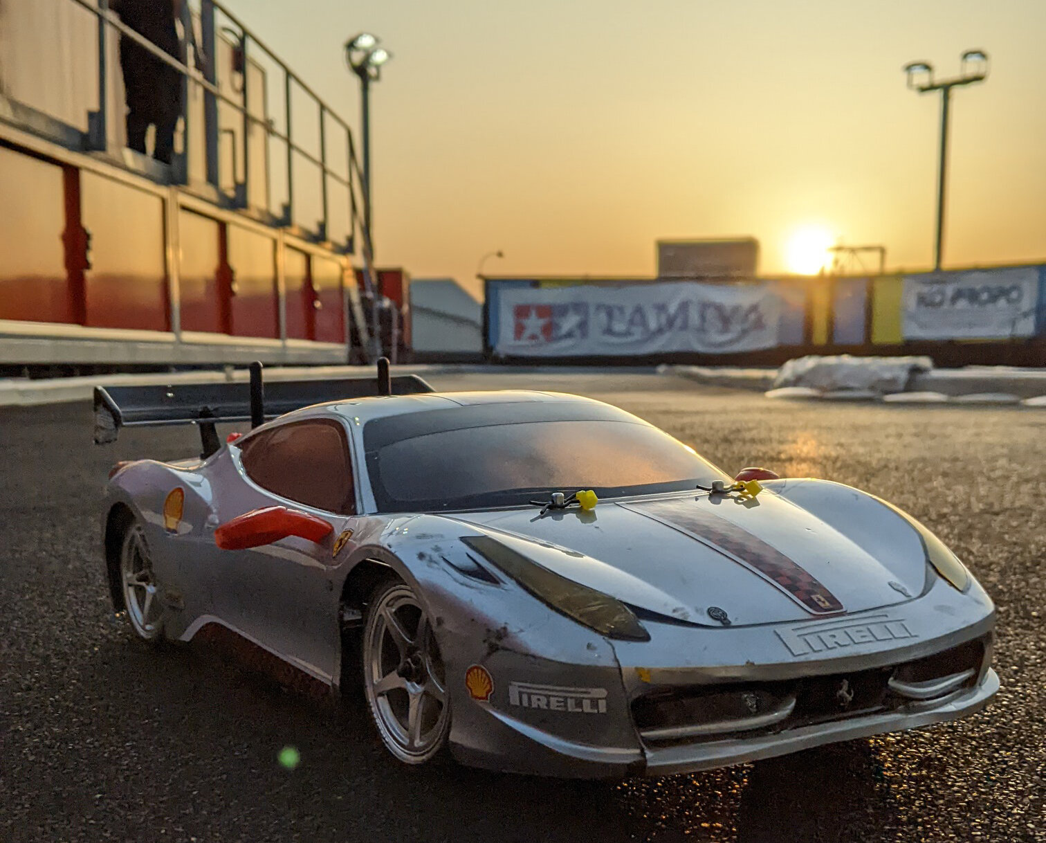 タミヤ 58560 フェラーリ 458 チャレンジ（TT-02シャーシ） 本体