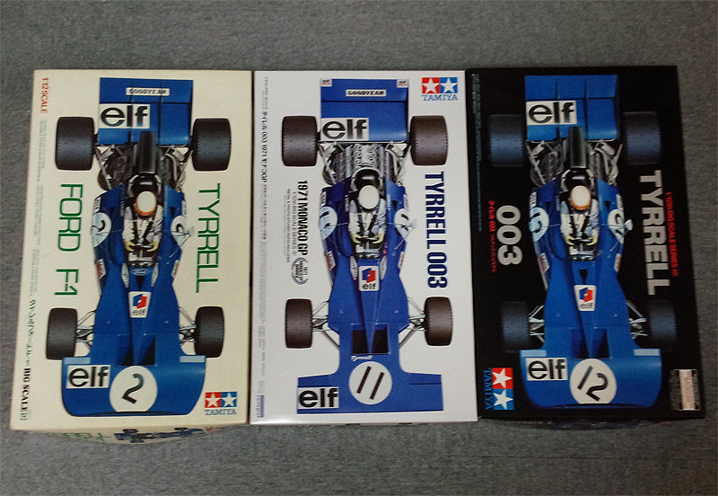 タミヤ 1/12 タイレル003 1971年モナコGP w/カルトグラフデカール