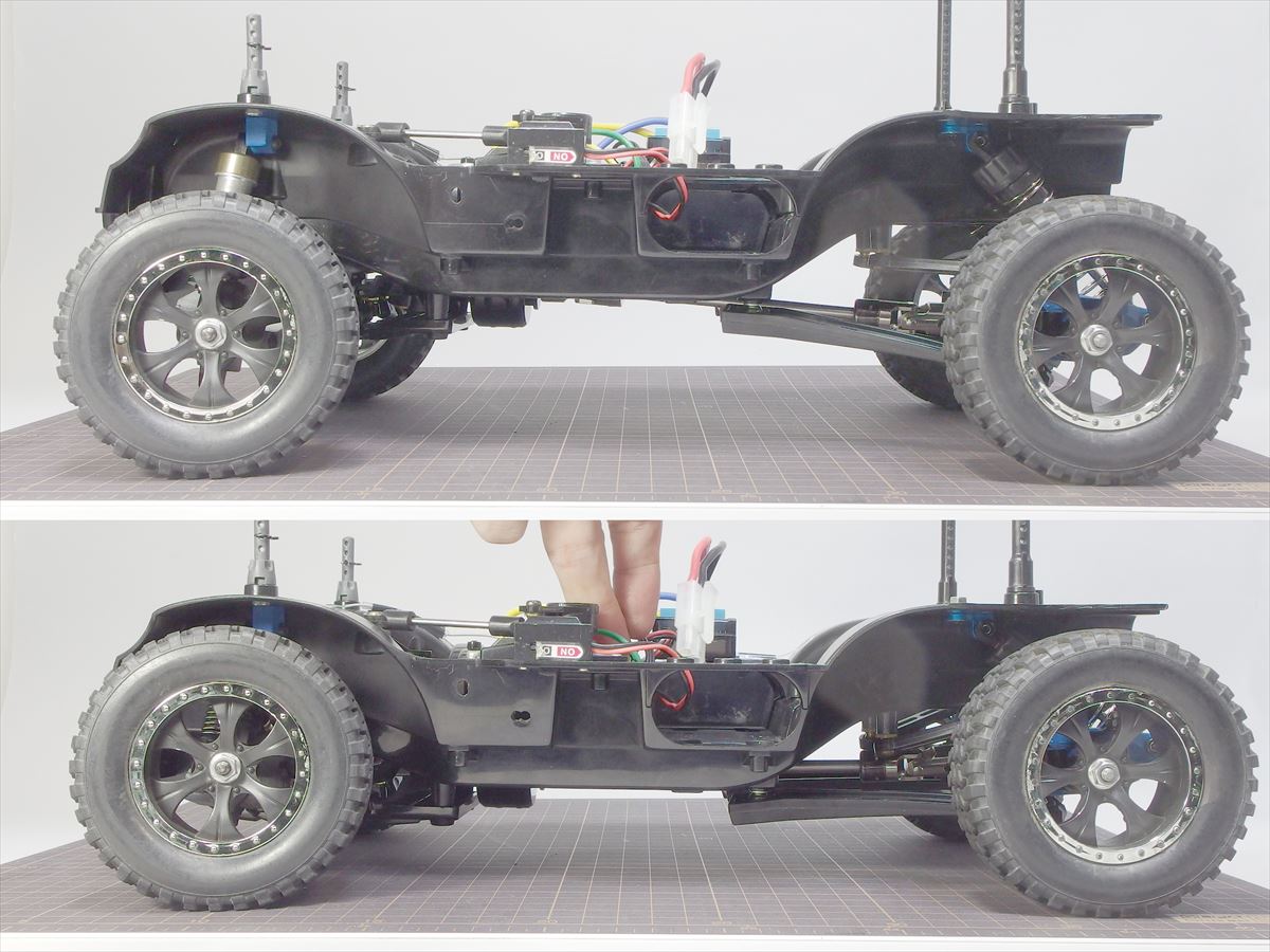 RC改造] CC-01のFサスをXV化 その5 FもRも : nomoken's log