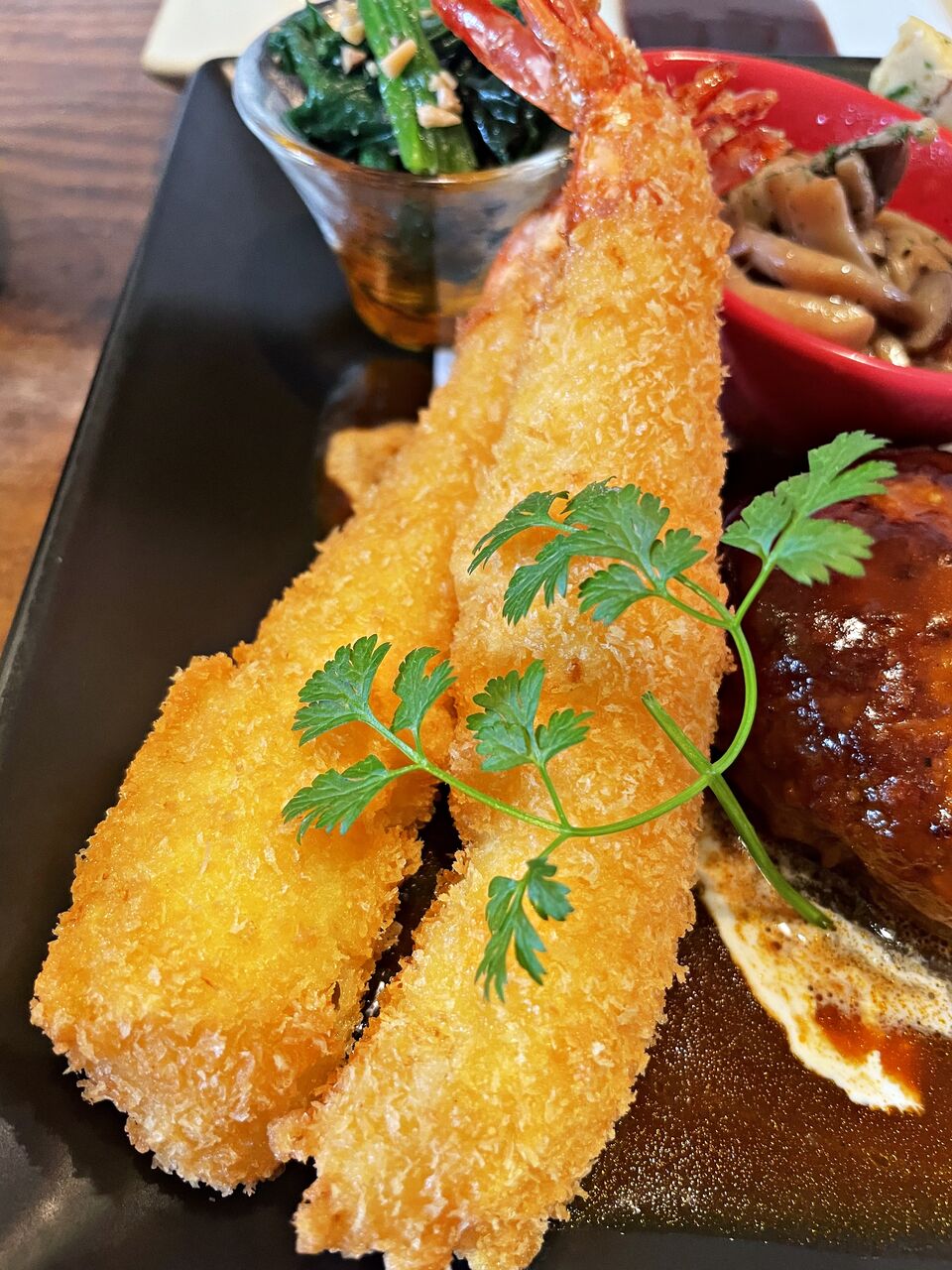 姫路 エビフライ ハンバーグ サンサーラ のむのむグルメ日記 姫路近郊の食事 スイーツ