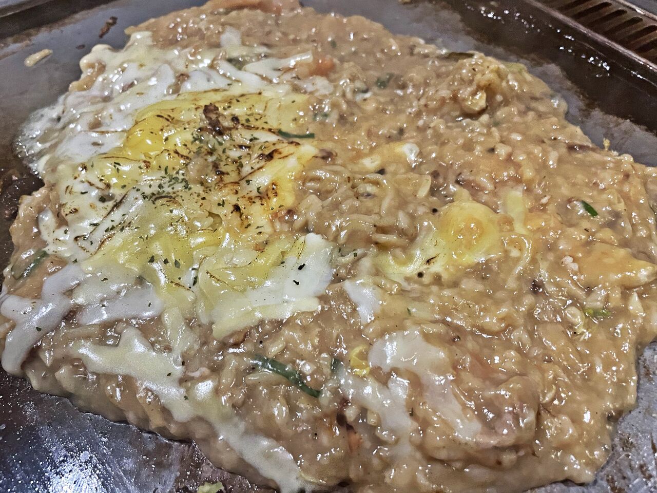 姫路 豚もちチーズもんじゃ♪《うまいもん横丁》 : のむのむ