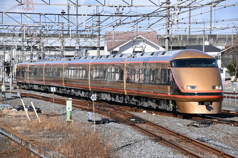 【カラーリング現状維持】東武100系103F日光詣スペーシア 南栗橋出場試運転実施される
