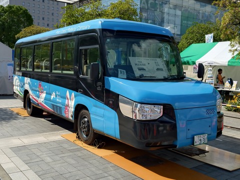 お台場「第31回鉄道フェスティバル」にて阿佐海岸鉄道DMV車両展示