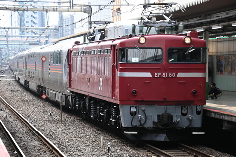 カシオペア紀行取手行きが運転される