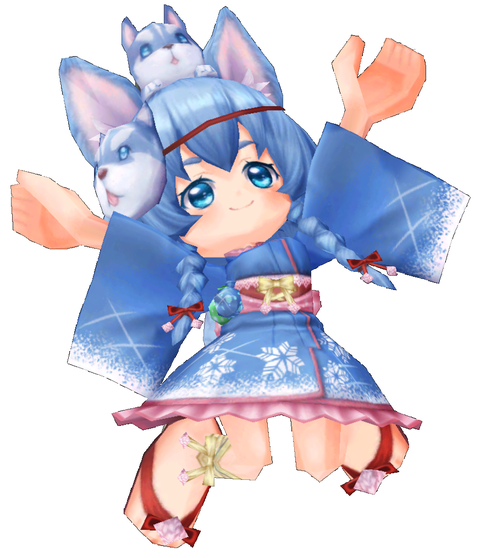 魔コヨミジャンプ右向き