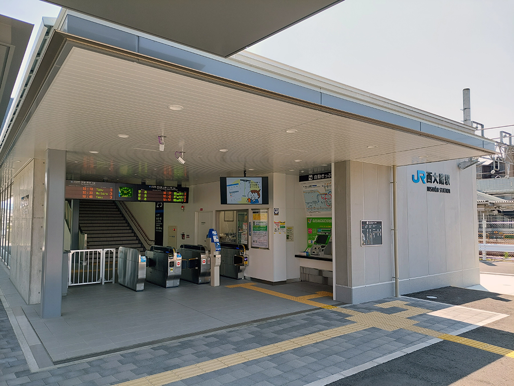 西大路駅（JR西日本）_2022年5月 のんびり・ゆっくり楽しんでいます