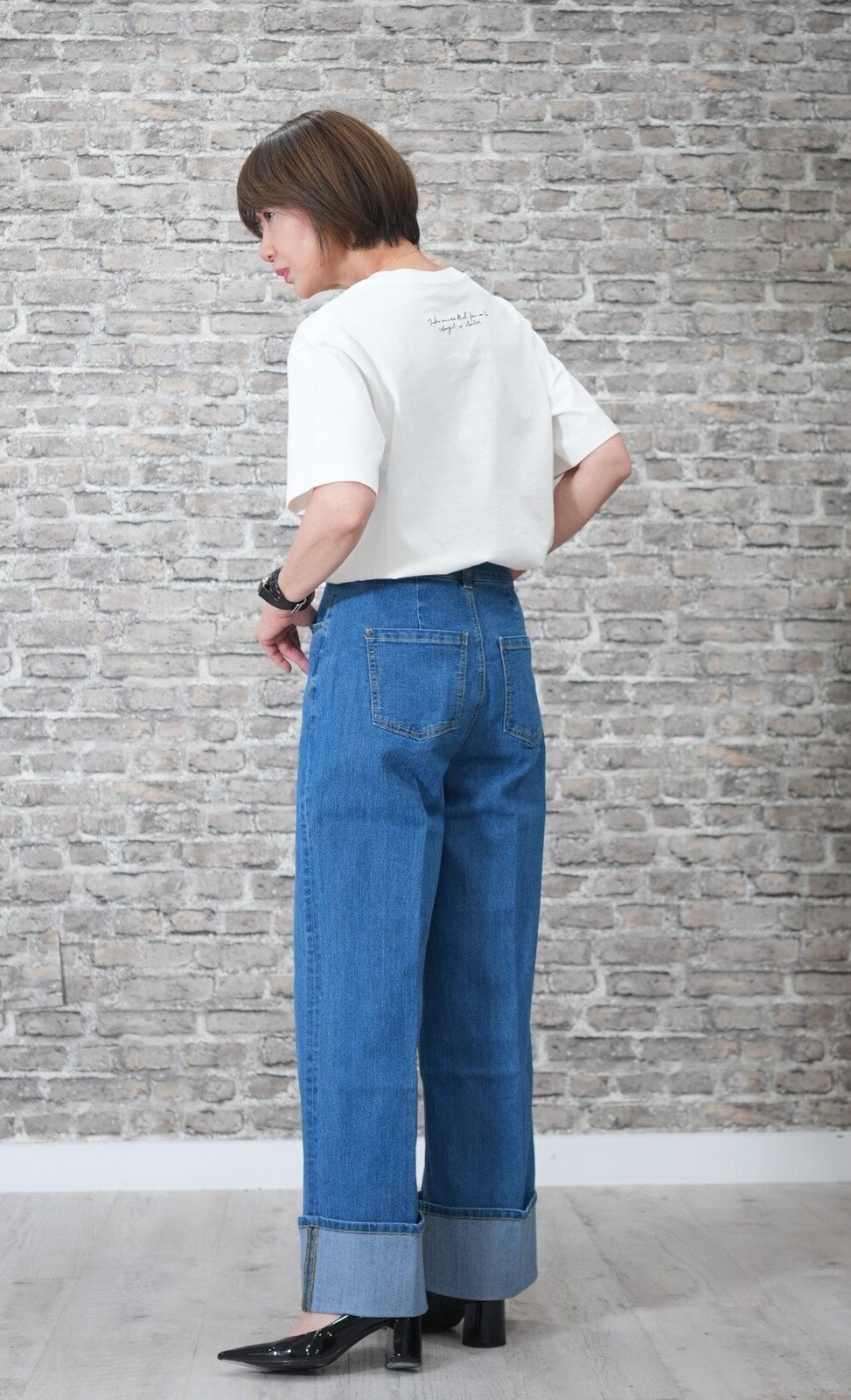 パンツPRIORITYワイドデニム 春物レディース-www.hittvape.com