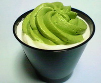 ダブルクリームの宇治抹茶ミルクプリン(セブンイレブン)