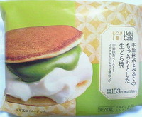 宇治抹茶とみるくのもっちりとした生どら焼き(ローソン)