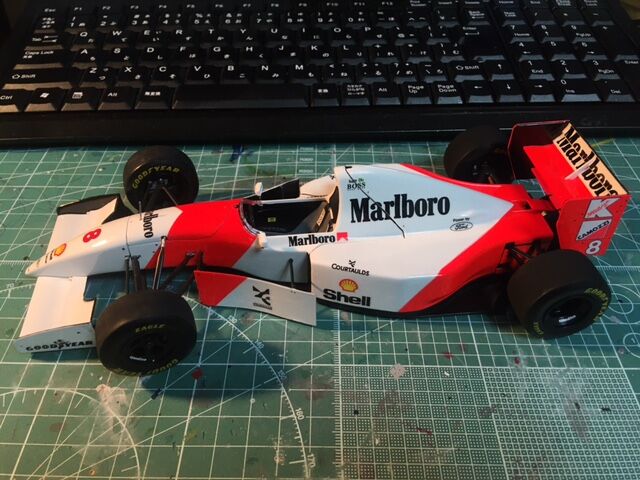 1/20 タミヤ マクラーレンMP4/8製作 : のんぽんの独り言