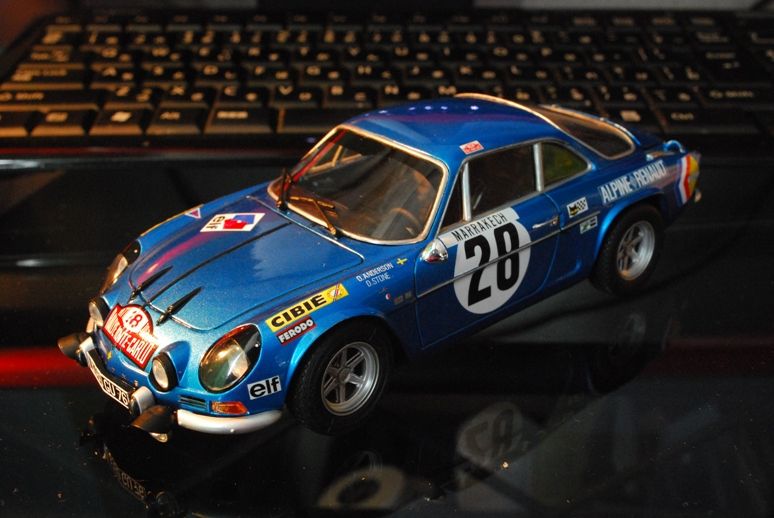 タミヤ1/24 アルピーヌ ルノー A110 モンテカルロ '71 : のんぽんの独り言
