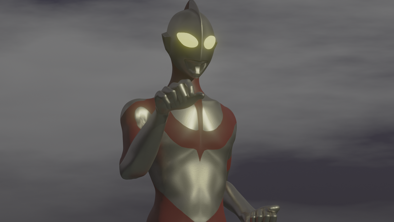 3dcg ウルトラマン Origin Blender 海国防衛ジャーナル