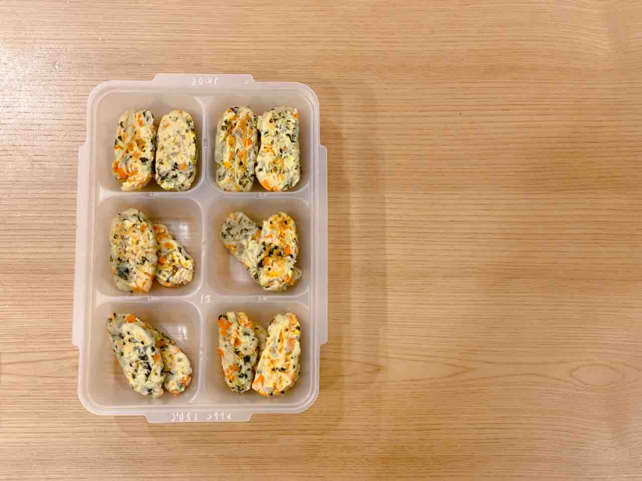 レシピ カミカミ期 栄養満点 色々野菜のおからパウダーおやき のんすけ おちびのおいしいくらし 離乳食 幼児食