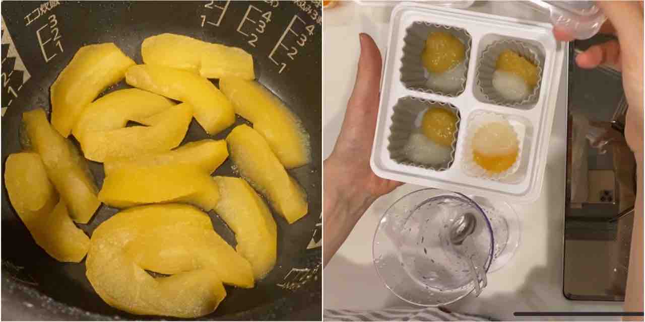 ゴックン期 モグモグ期 生後7ヶ月の離乳食ストック のんすけ おちびのおいしいくらし 離乳食 幼児食