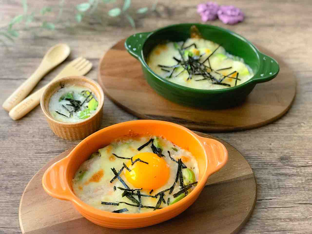 レシピ トースターで簡単おかずおつまみ 明太アボカドとろろチーズ焼き のんすけのおいしいくらし