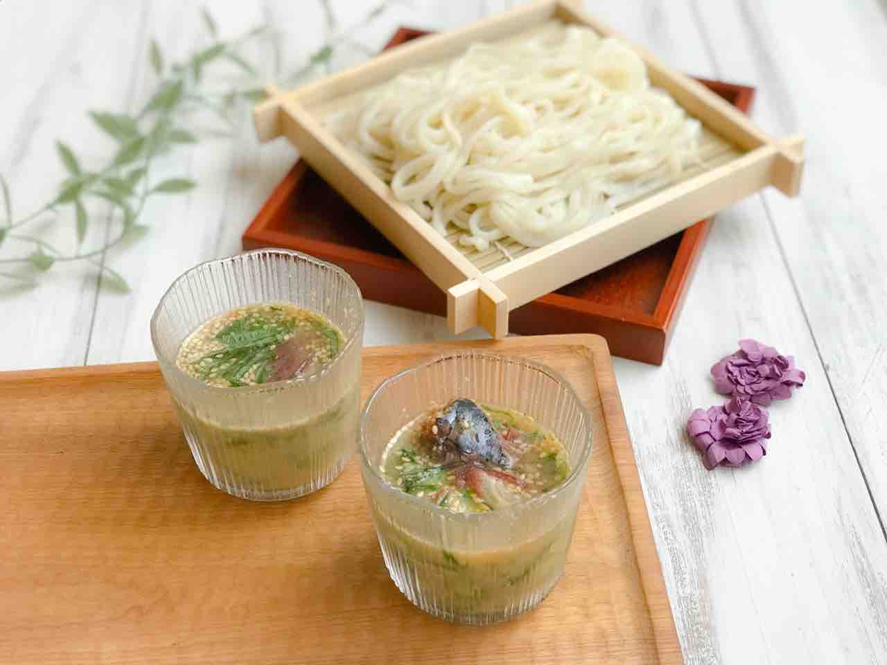 レシピ 栄養 うどん 素麺 ごはんにも合う鯖缶冷汁 のんすけのおいしいくらし