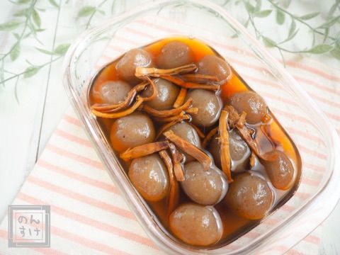 レシピ あたりめの旨味たっぷり味しみ玉こんにゃく のんすけのおいしいくらし