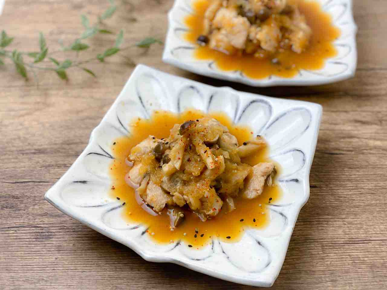 レシピ 献立 しっとり鶏胸肉とぶなしめじのおろし煮 のんすけのおいしいくらしと簡単オシャレシピ レシピ 献立 しっとり鶏胸肉とぶなしめじのおろし煮 のんすけのおいしいくらしと簡単オシャレシピ