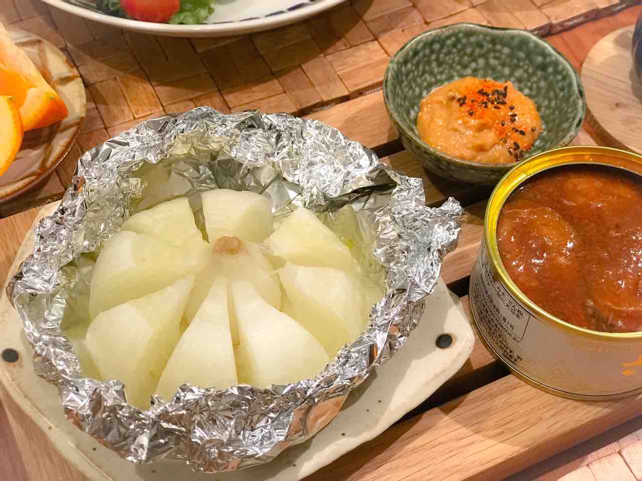 レシピ 丸ごと新玉ねぎのホイル焼き 味噌マヨソース のんすけのおいしいくらしと簡単オシャレシピ レシピ 丸ごと新玉ねぎのホイル焼き 味噌マヨソース のんすけのおいしいくらしと簡単オシャレシピ