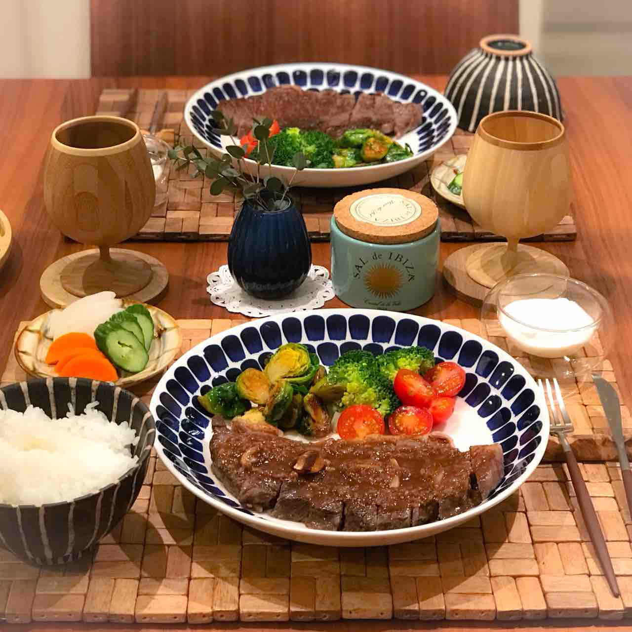 献立 赤ワインソースのステーキで夜ごはん のんすけのおいしいくらしと簡単オシャレシピ 献立 赤ワインソースのステーキで夜ごはん のんすけのおいしいくらしと簡単オシャレシピ