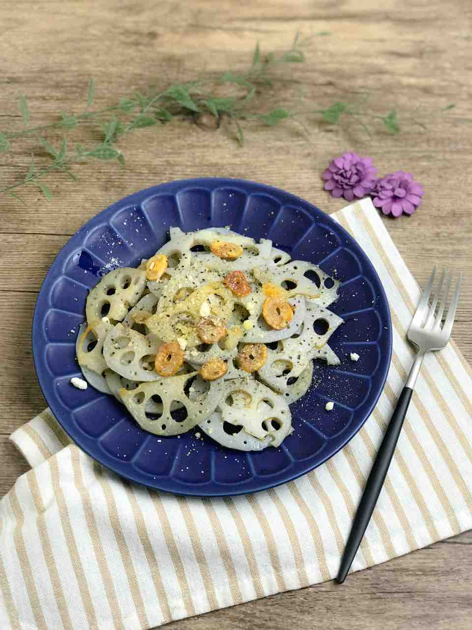 レシピ 超絶シンプルなのに美味しい 蓮根のペペロンチーノソテー のんすけのおいしいくらし