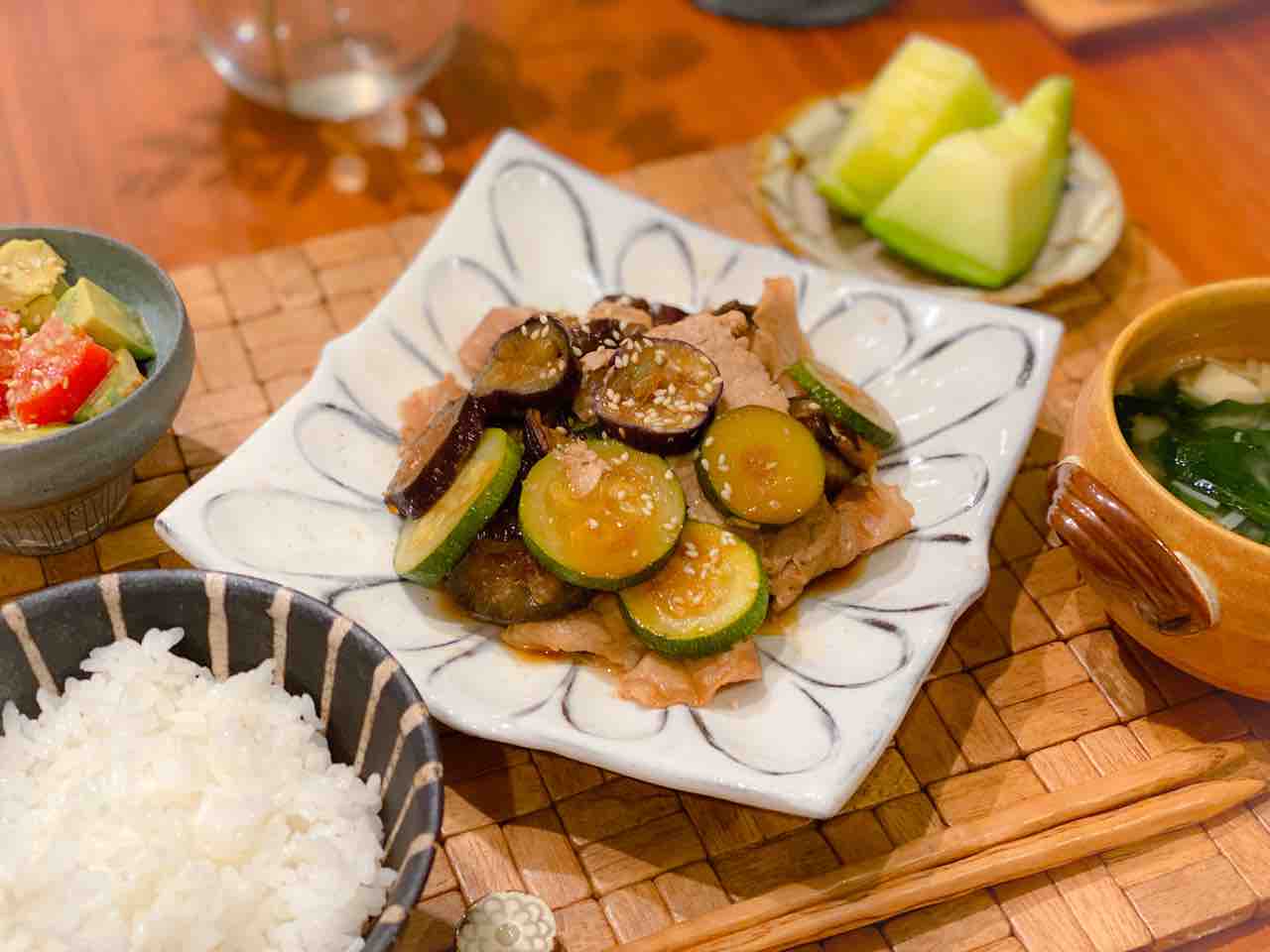 レシピ 献立 ごはんが進む 豚肉と茄子とズッキーニの蒸し煮レシピと献立 のんすけのおいしいくらし