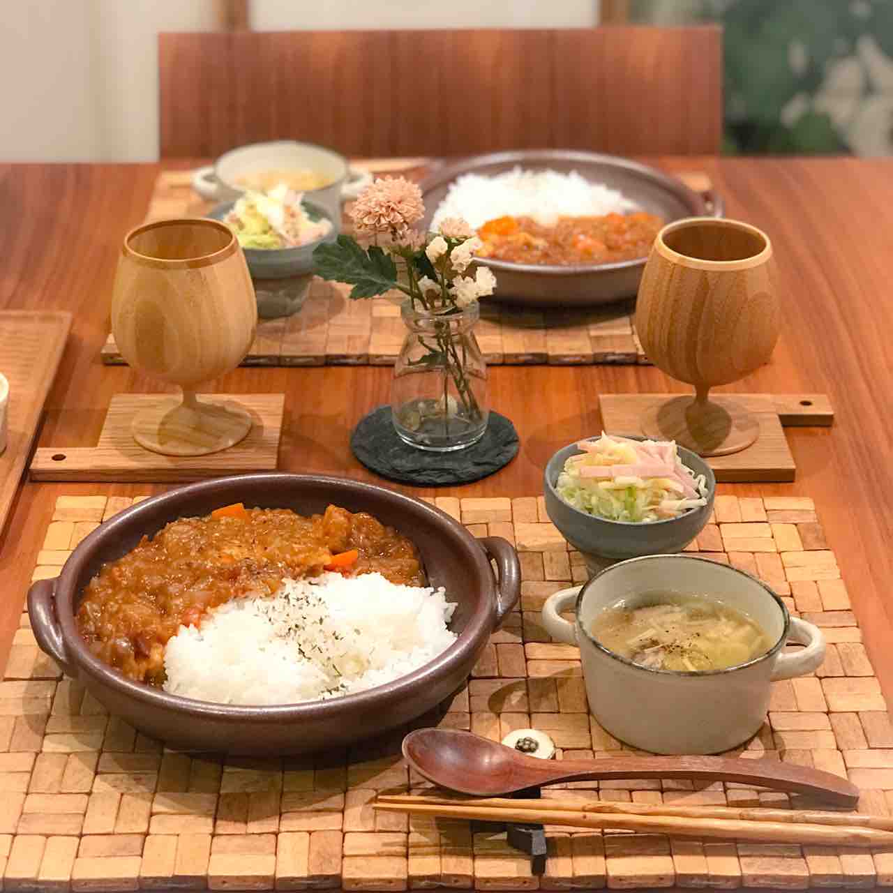 レシピ・献立】無水カレーで夜ごはんとレシピ : のんすけの