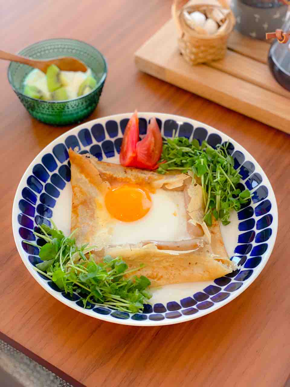 レシピ ホットケーキミックスのガレットで朝ごはん のんすけのおいしいくらしと簡単オシャレシピ