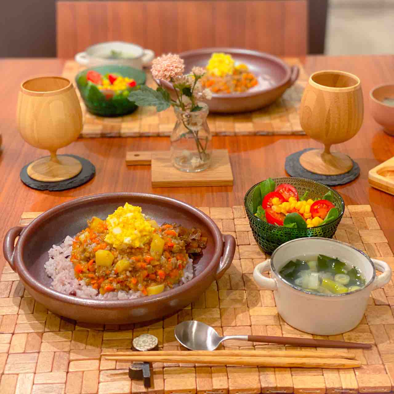 レシピ 献立 カレールウで作る簡単ドライカレーレシピと献立 のんすけのおいしいくらしと簡単オシャレシピ