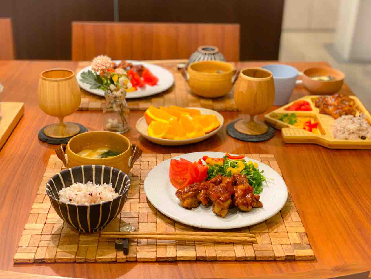 献立 手羽元の照り焼き煮 のんすけのおいしいくらしと簡単オシャレシピ 献立 手羽元の照り焼き煮 のんすけのおいしいくらしと簡単オシャレシピ