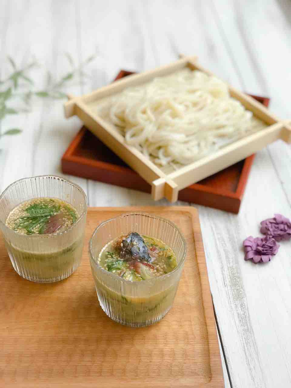 レシピ 栄養 うどん 素麺 ごはんにも合う鯖缶冷汁 のんすけのおいしいくらしと簡単オシャレシピ