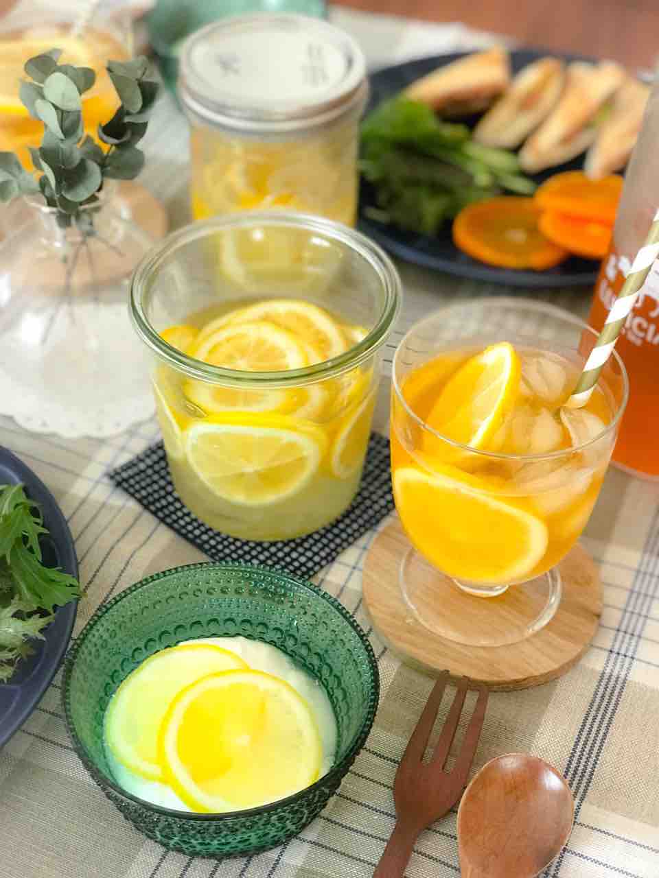 レシピ 冷蔵庫で漬けるから失敗しないはちみつ入りレモンシロップ のんすけのおいしいくらしと簡単オシャレシピ