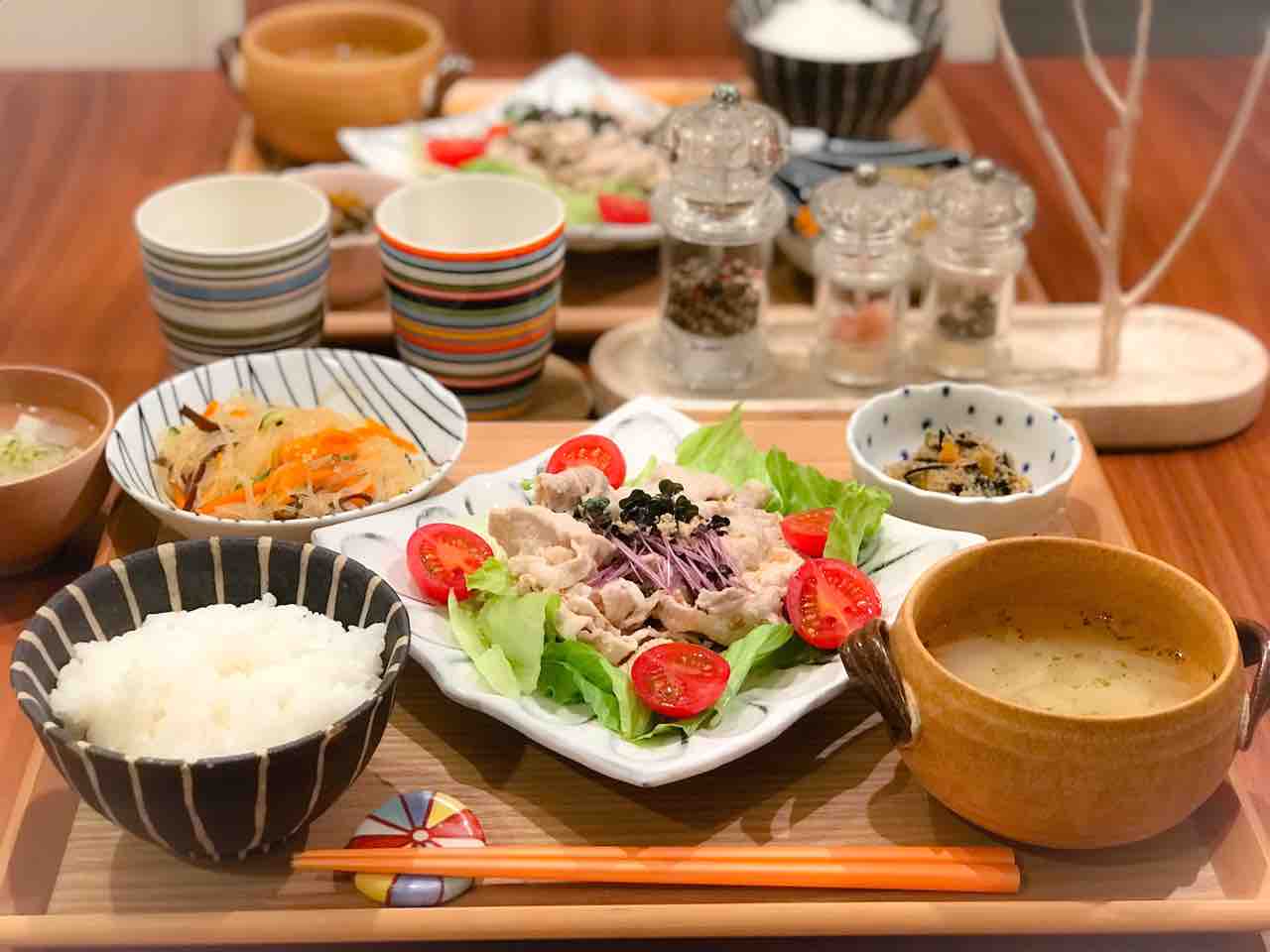 献立 自家製胡麻だれ豚しゃぶで夜ごはん のんすけのおいしいくらしと簡単オシャレシピ