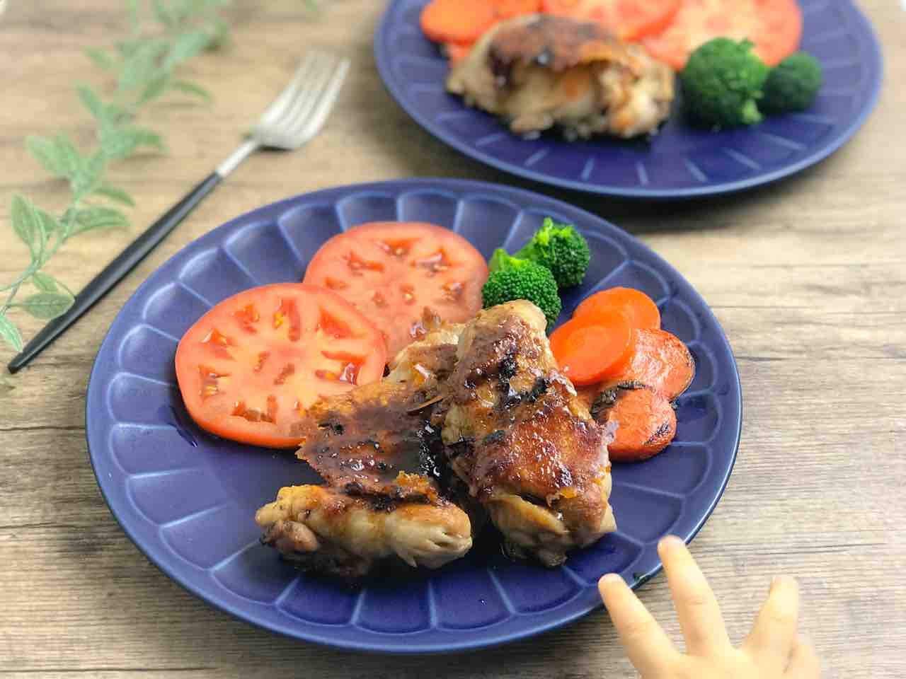 バルサミコチキンと野菜のシートパンディナーのレシピ