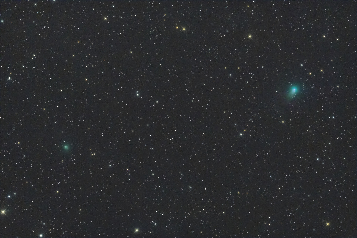 アトラス彗星とパロマ-彗星完成