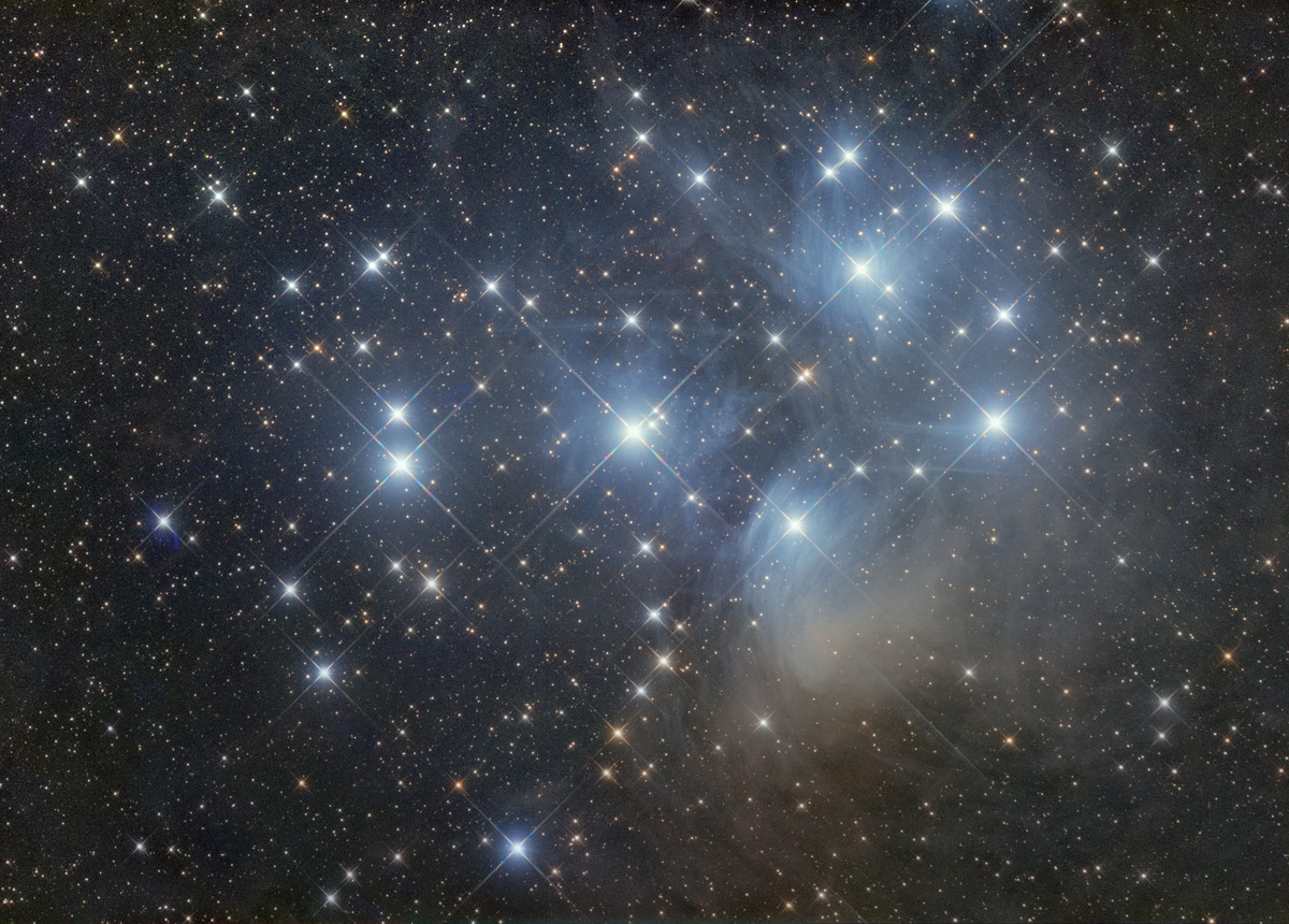 M45プレアデス星団4横