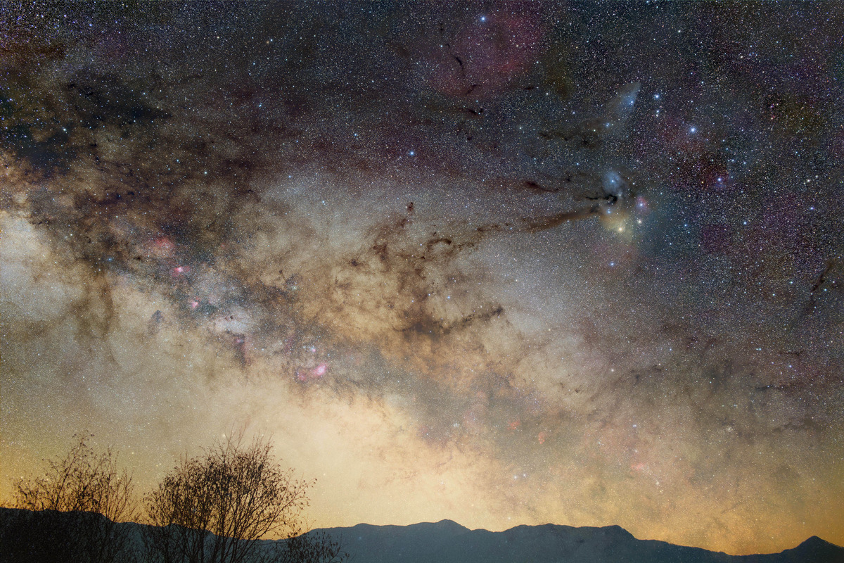 天の川中心方向星景2