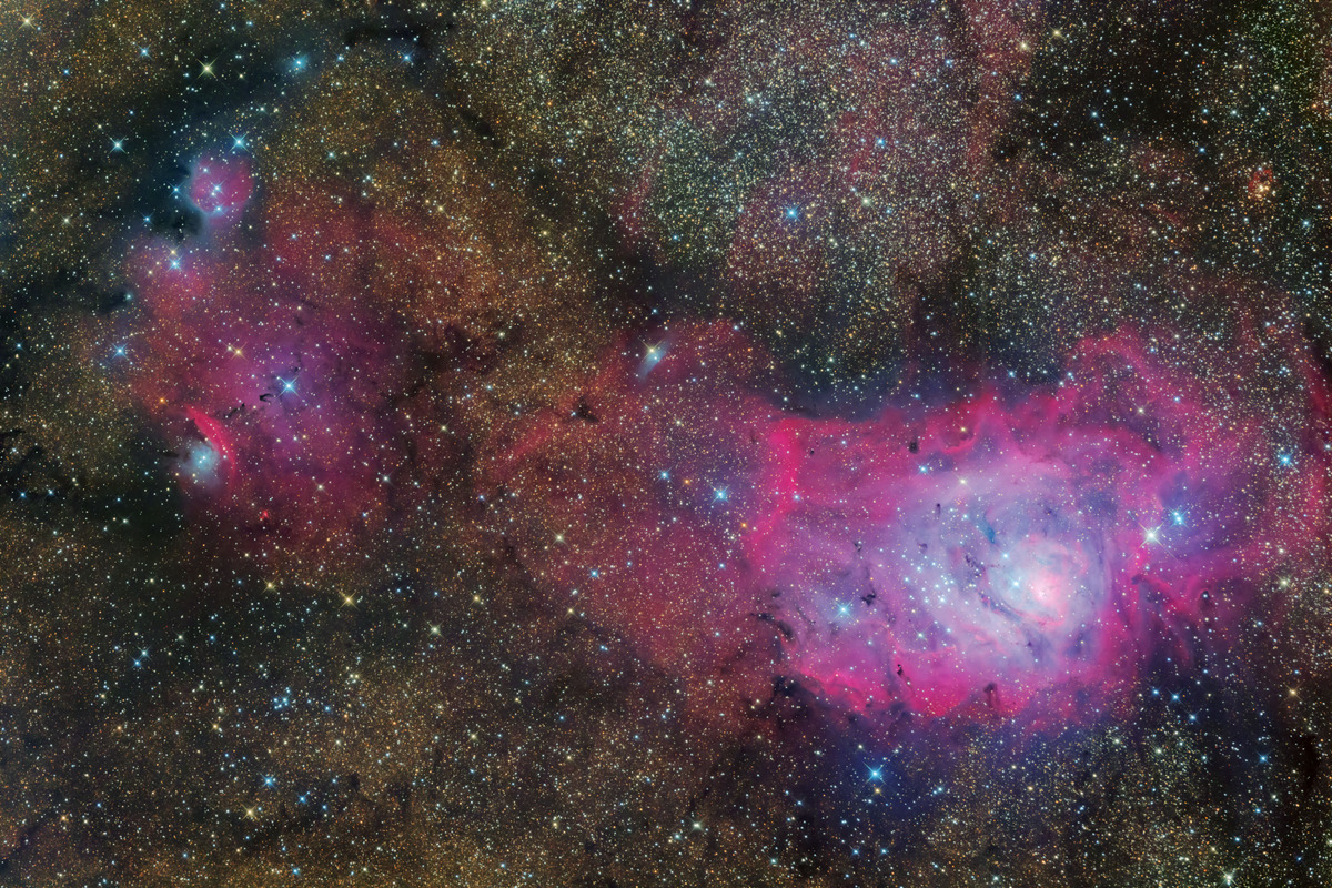 M8と猫の手星雲の2 のコピー