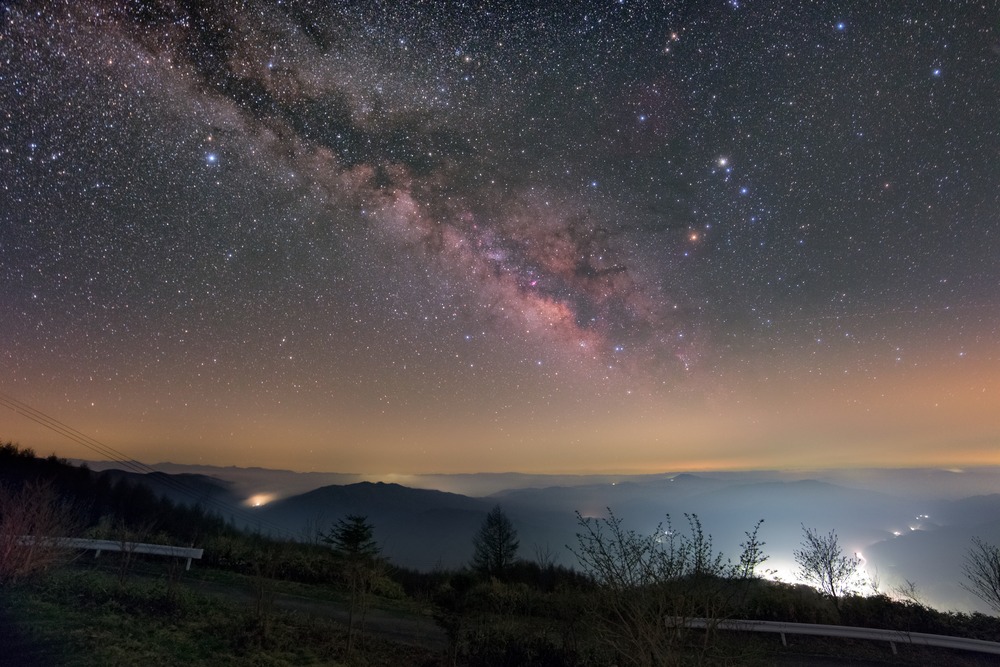 高嶺山新星景写真処理前画像完成