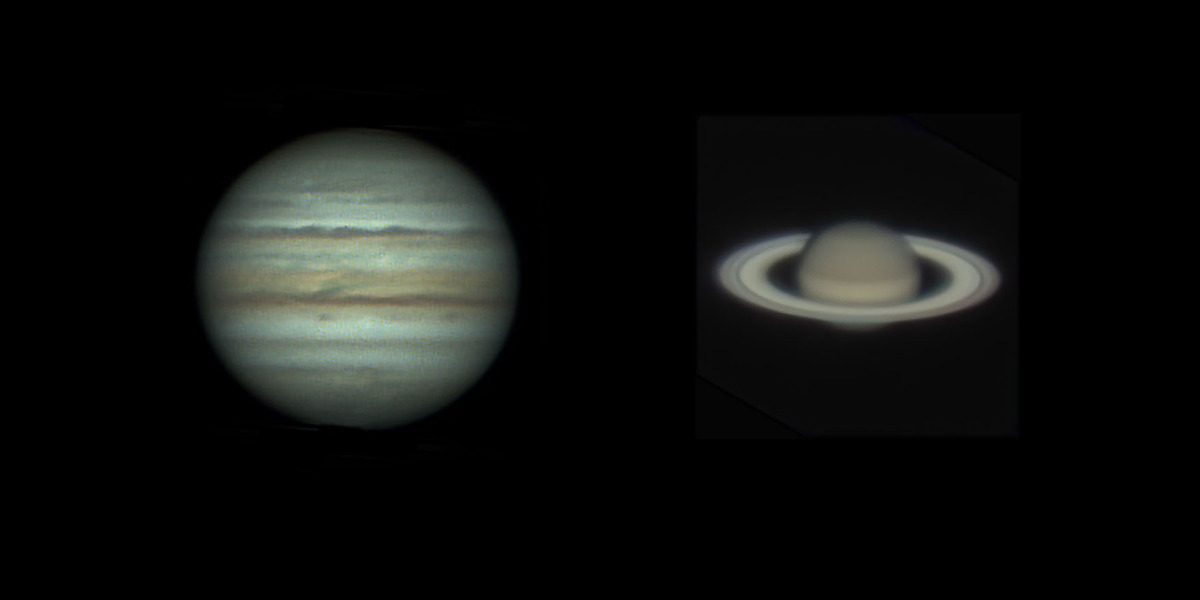 土星と木星20210826