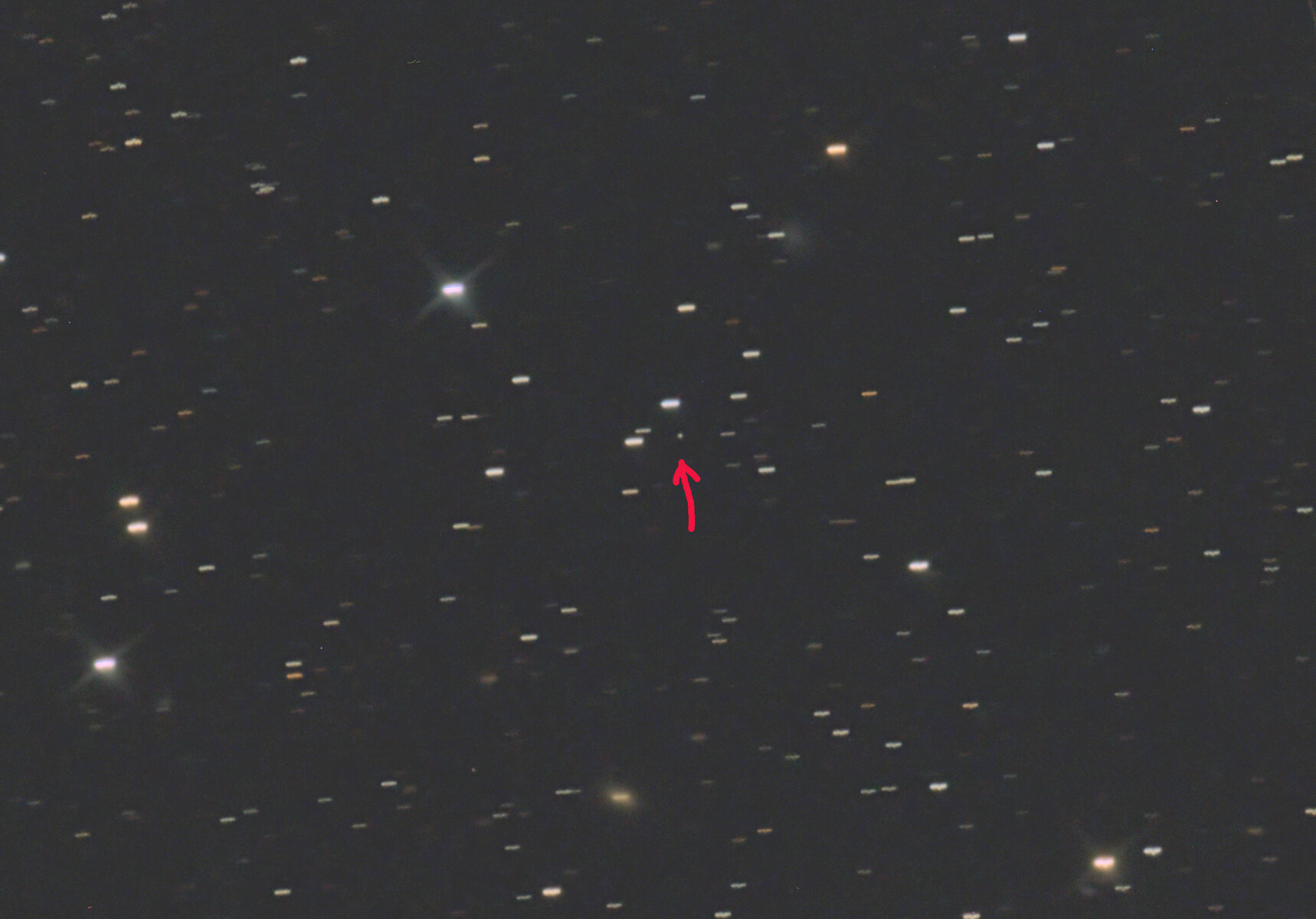 Arp286と紫金山・アトラス彗星(C/2023A3) : のんたの星のブログ