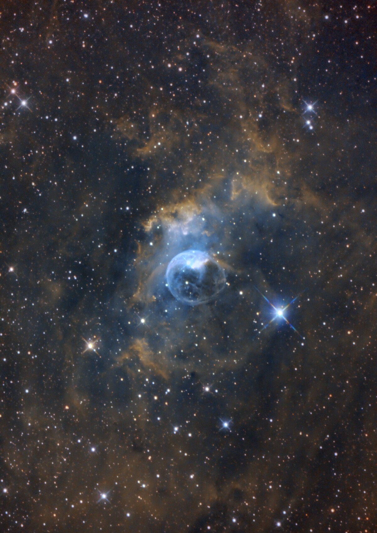 シャボン玉星雲（NGC7635） : のんたの星のブログ