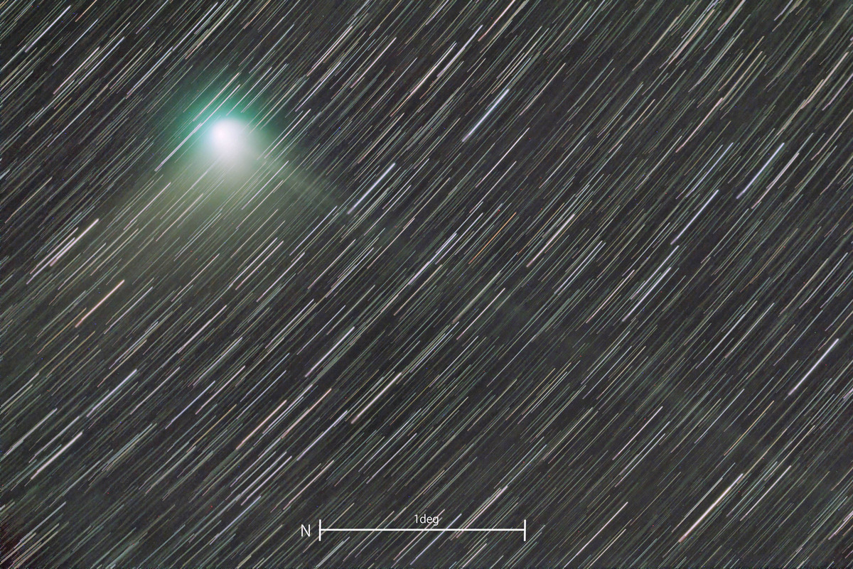 ZTF彗星2023年2月1日E160EDE130Dσクリッピングなし4000