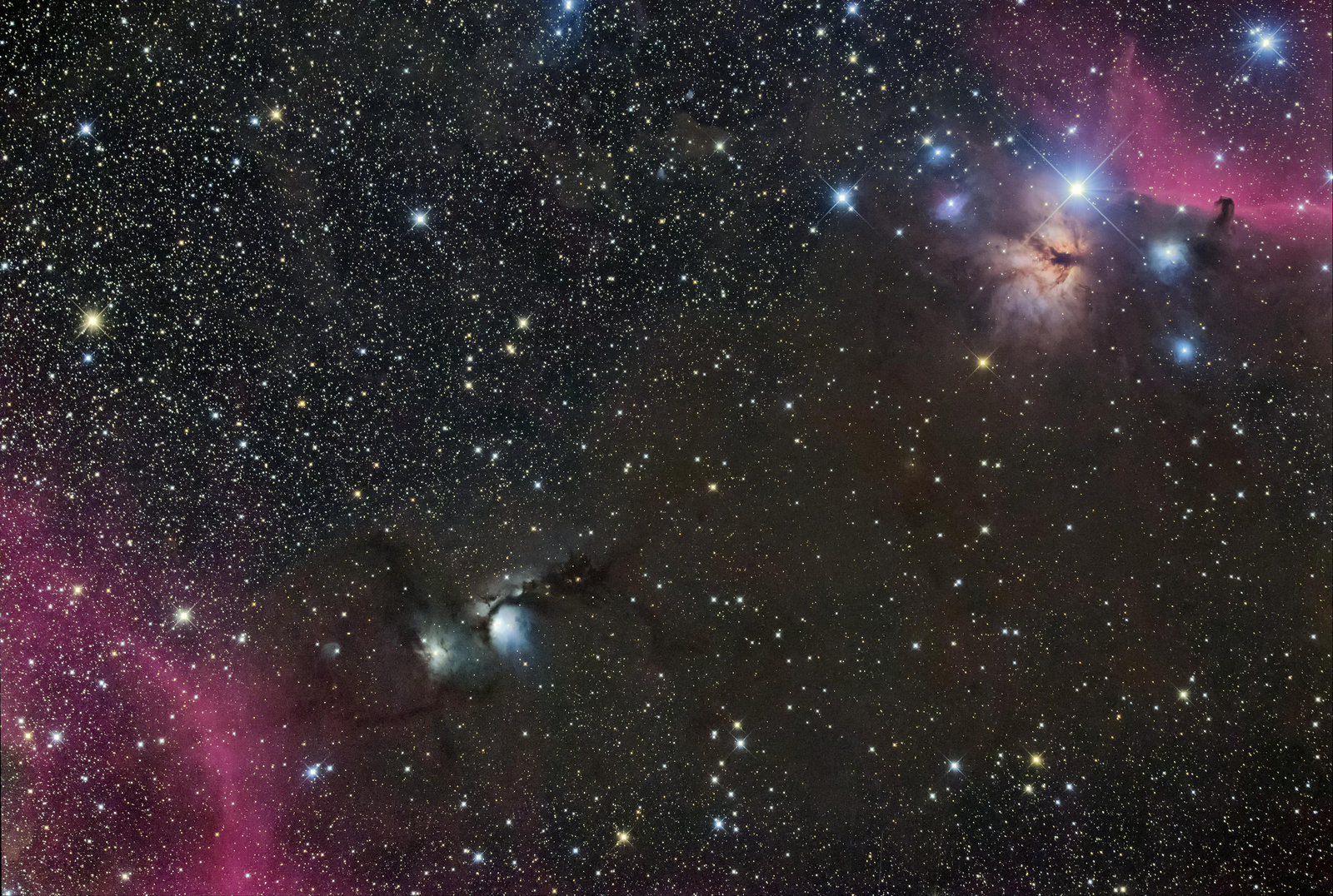 自宅撮影その2 馬頭星雲 M78 バーナードループ のんたの星のブログ 自宅撮影その2 馬頭星雲 M78 バーナードループ のんたの星のブログ