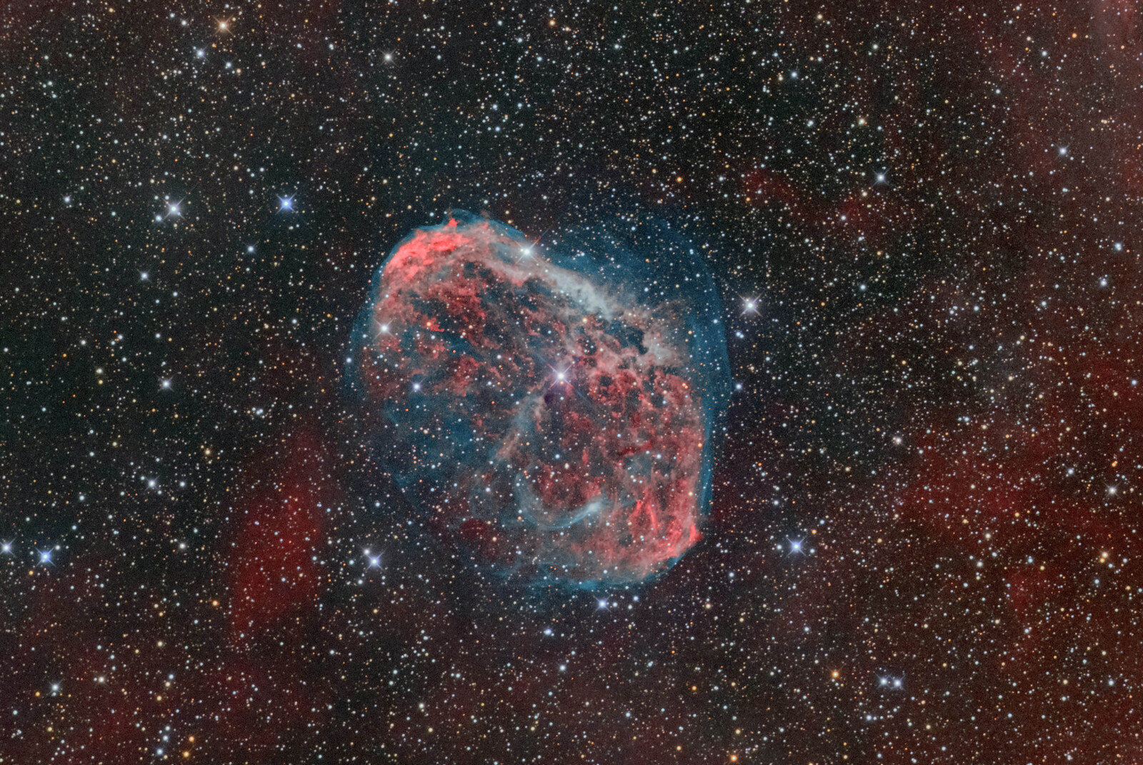 クレセント星雲NGC6888 : のんたの星のブログ