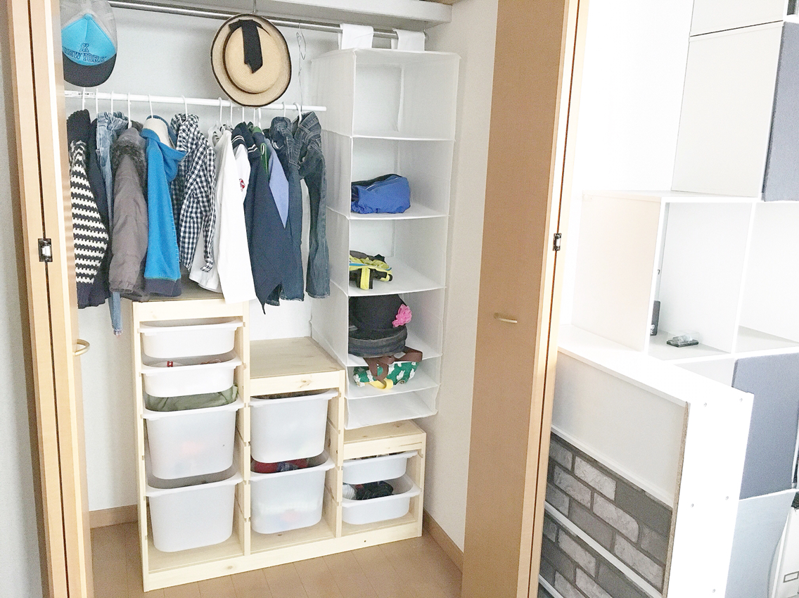Ikeaアイテムで 子供の押入れ収納 ノープラン生活 Ikeaアイテムで 子供の押入れ収納 ノープラン生活