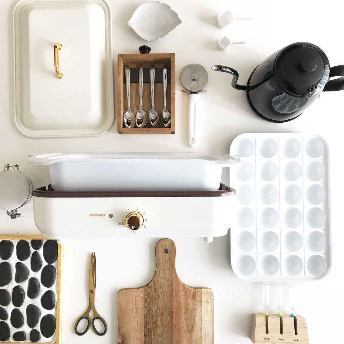 インスタ映えする調理器具アイリス白のホットプレート使って見ました ノープラン生活