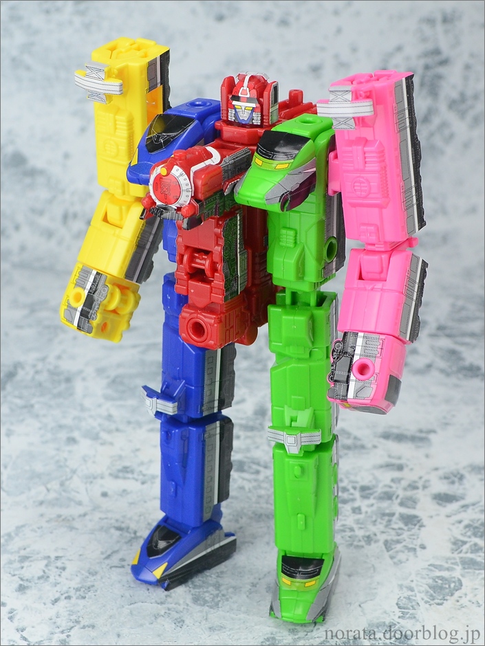 レビュー バンダイ ミニプラ 烈車戦隊トッキュウジャー 烈車合体トッキュウオー 全５種 ノラタの棚