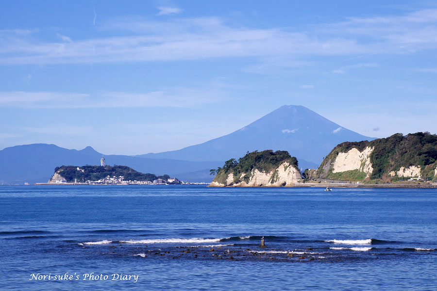 鎌倉 材木座海岸から見た富士山 光明寺の猫 19 初秋 Nori Sukeの写真散歩 鎌倉 材木座海岸から見た富士山 光明寺の猫 19 初秋 Nori Sukeの写真散歩