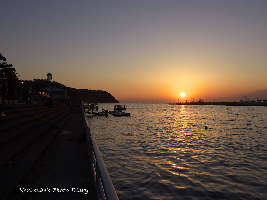 江ノ島の夕焼け : Nori-sukeの写真散歩